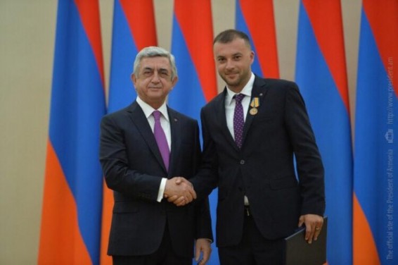 Տիգրան Չիբուխչյանը պարգևատրվել է Անանիա Շիրակացու մեդալով