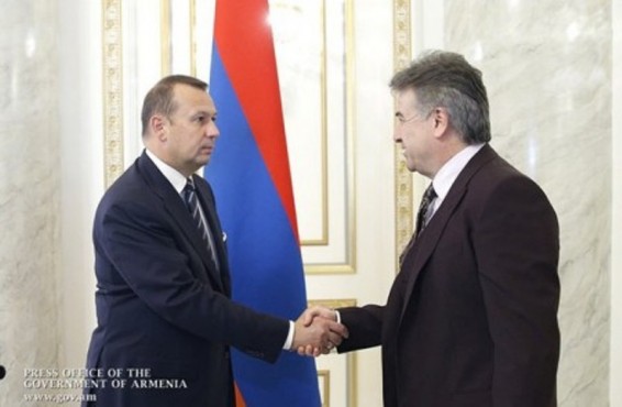 Կարեն Կարապետյանն ընդունել է Միխայիլ Վոլկովին