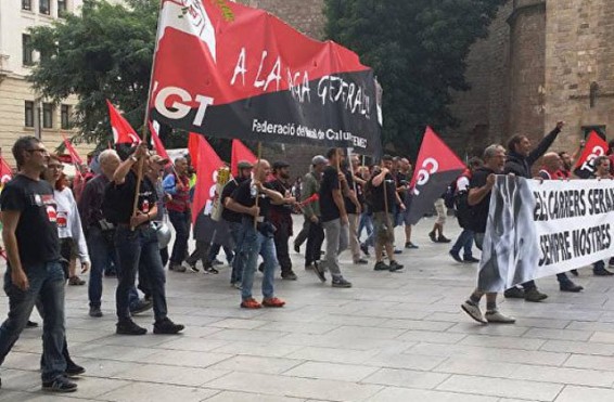 Բազմահազարանոց հանրահավաք է անցկացվում Բարսելոնայի կենտրոնում