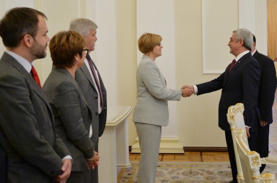 Նախագահն ընդունել է Եվրոպական վիճակագիրների կոնֆերանսի Բյուրոյի անդամներին