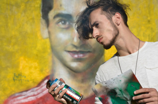 Video. Երևանում  Հենրիխ Մխիթարյանի գրաֆիտին կա