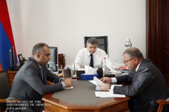 Արամայիս Գրիգորյանը վարչապետ Կարապետյանին է ներկայացրել հանձնարարականների կատարման ընթացքը