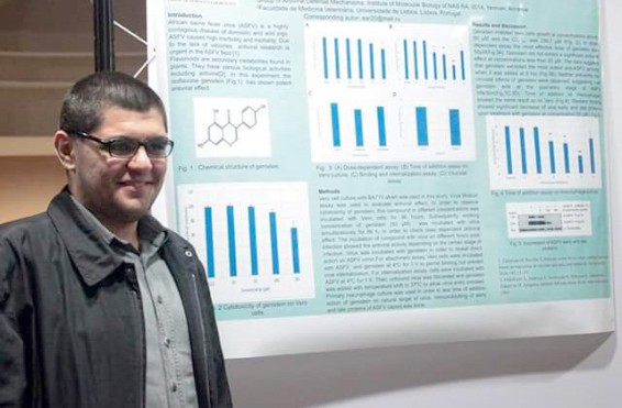 Հայ ուսանողը բացահայտել է բուսական ծագման միացություն, որը ճնշում է խոզերի աֆրիկյան ժանտախտի վիրուսի բազմացումը