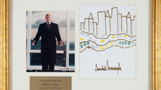 Քենեդու և Թրամփի նկարները աճուրդի են հանվել