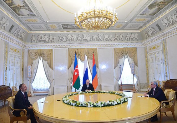 Սարգսյանը, Պուտինը և Ալիևը պայմանավորվել են զարգացնել ԼՂ համակարտության կարգավորումը