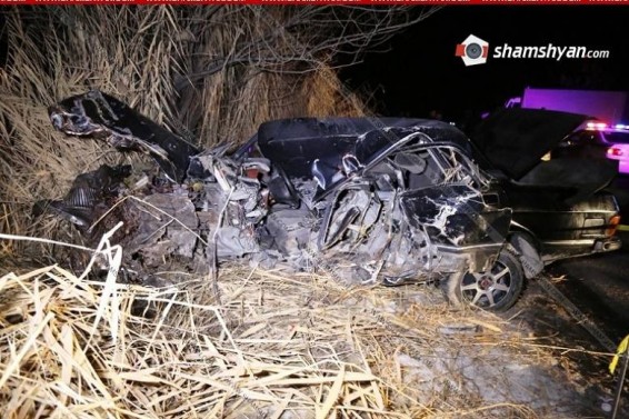 Ողբերգական ավտովթար՝ Արարատի մարզում. ГАЗ-ի ու ЗИЛ-ի բախումից վարորդներից մեկը տեղում մահացել է
