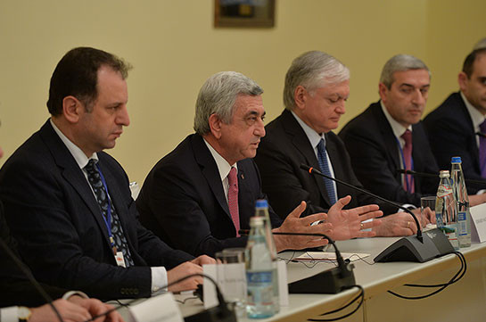 Վրաստանի նախագահի հետ ՀՀ նախագահը քննարկել է նաև հարավկովկասյան տարածաշրջանի անվտանգության և կայունությանը վերաբերող հարցեր