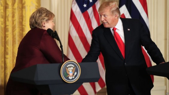 Трамп поблагодарил Норвегию за приверженность атлантической солидарности
