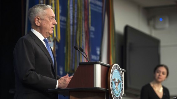 Мэттис: Турция предупредила США перед нанесением удара по курдским формированиям
