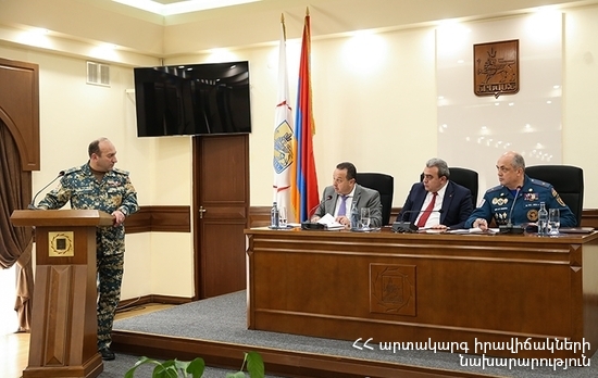 ՀՀ ԱԻՆ Երևան քաղաքի տարածքային ստորաբաժանումներն ամփոփեցին 2017 թ. կատարած աշխատանքները