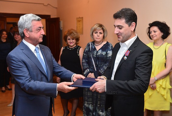 Photo. Նախագահը մասնակցել է Հայաստանի ազգային ֆիլհարմոնիկ նվագախմբի 90-ամյակին նվիրված հոբելյանական երեկոյին