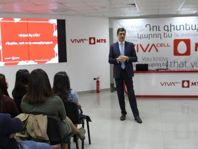 ՎիվաՍել-ՄՏՍ-ի գործարար կառավարման մոդելը ներկայացվել է «1-ին բիզնես դպրոց» նախագծի ուսանողներին
