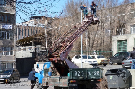 Երևանի արտաքին լուսավորության ցանցում ամենօրյա աշխատանքներ են իրականացվում