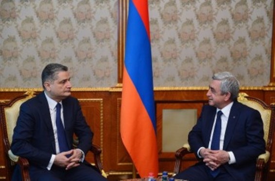 Ձեր նախագահության տարիներին Հայաստանն անցել է կարևորագույն տնտեսական, քաղաքական և սոցիալական բարեփոխումների միջով. Տիգրան Սարգսյանը` Սերժ Սարգսյանին