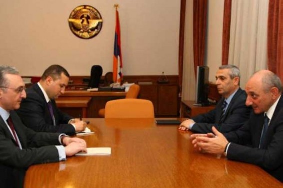 Արցախի Նախագահը և ՀՀ ԱԳ նախարարը քննարկել են արտաքին քաղաքական ոլորտում փոխգործակցության հարցեր
