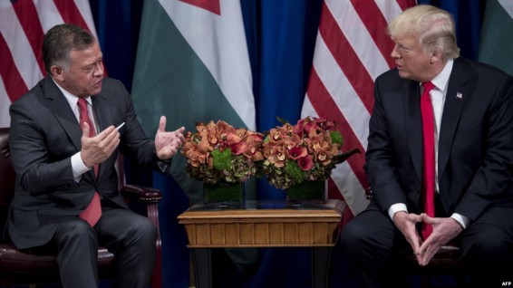 Президент Трамп принимает в Вашингтоне короля Иордании Абдаллу II