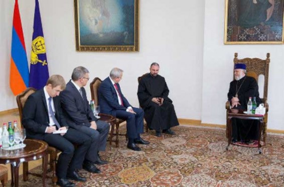 Ամենայն Հայոց Կաթողիկոսն ընդունել է ՀՀ-ում ՌԴ նորանշանակ դեսպանին