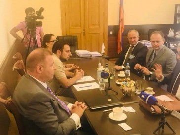 ՄԻքայել Մելքումյանի հանդիպումը Սլովակ գործարարների հետ