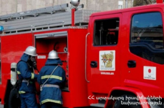 Հրդեհ Արին-Բերդի փողոցում. այրվել է էլեկտրական ենթակայան