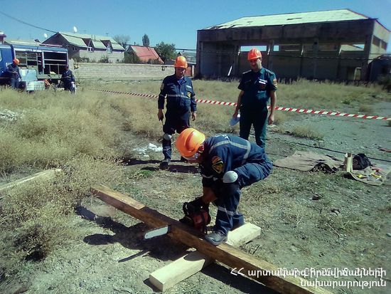 Դաշտային վարժանք Շիրակի մարզում. ըստ սցենարի տեղի է ունեցել երկրաշարժ