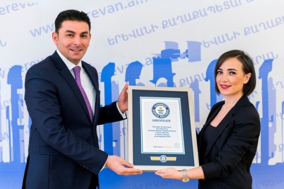 Գինեսի ռեկորդը պաշտոնապես Երևանինն է