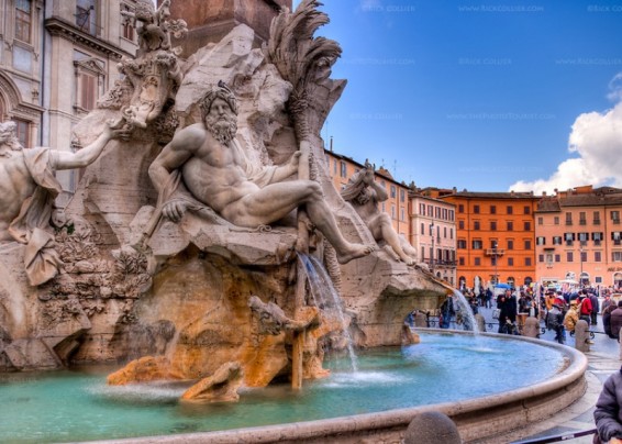 Հռոմի ոստիկանությունը շատրվանները պաշտպանում է ռոմանտիկ լողորդներից