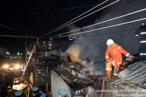 Հրդեհ է բռնկվել Լոռու մարզի Շամլուղ քաղաքի Բենդիկ թաղամասում