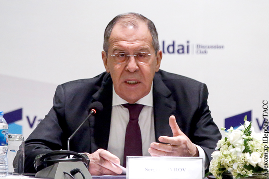 Лавров емко охарактеризовал излюбленный стиль переговоров США