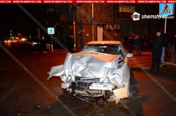 Երևանում բախվել են 23-ամյա վարորդի Mercedes-ն ու 30–ամյա վարորդի Nissan-ը. 6 վիրավորներից 2-ը երեխաներ են. shamshyan.com