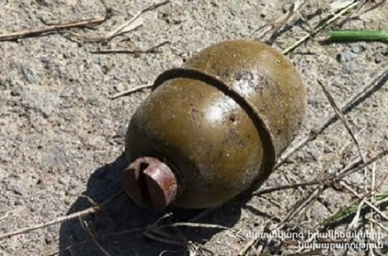 Մեծամոր-Մայիսյան ավտոճանապարհին նռնակ է հայտնաբերվել. ԱԻՆ