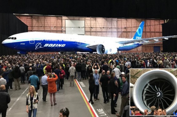 Boeing 777X. ներկայացվել է աշխարհի ամենաերկար ուղևորատար ինքնաթիռը