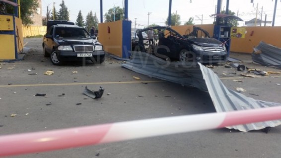 Взрыв произошел на одной из газозаправочных станций в Гюмри