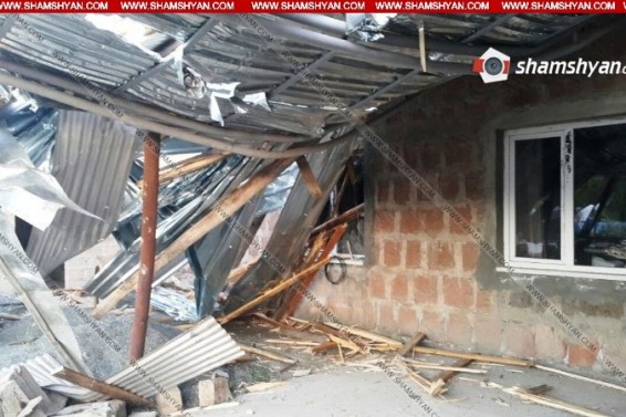 Արմավիրում ուժեղ քամին մի քանի գյուղերում մեծ ավերածություններ է արել