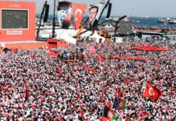 Ստամբուլի հանրաքավաքին մասնակցում է ավելի քան մեկ միլիոն մարդ․ Reuters