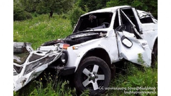 Ստեփանավանում Ձորագետի կիրճը գլորված մեքենայի վարորդը մահացել է