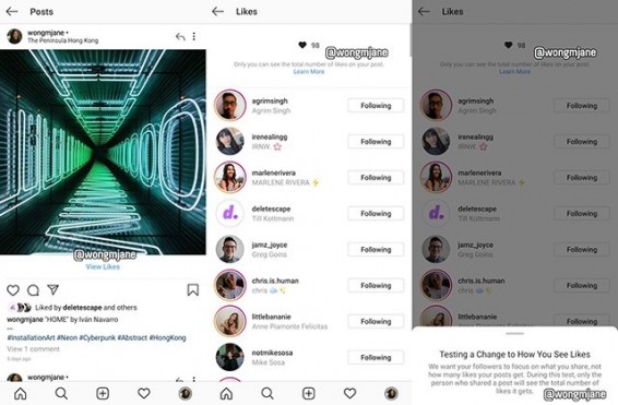 Instagram-ը կհրաժարվի լուսանկարների հավանումների ցուցադրումից