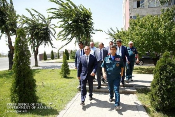 Վարչապետին է ներկայացվել ԱԻՆ նոր մասնաշենքի վերակառուցման աշխատանքների ընթացքը