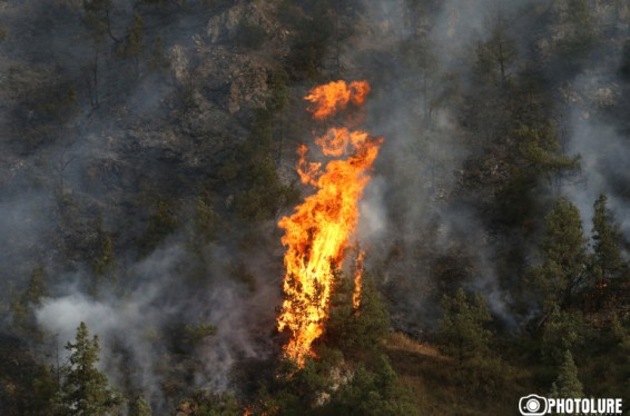 Հրդեհ` Բարձրաշեն գյուղում. այրվել է խոտածածկույթ