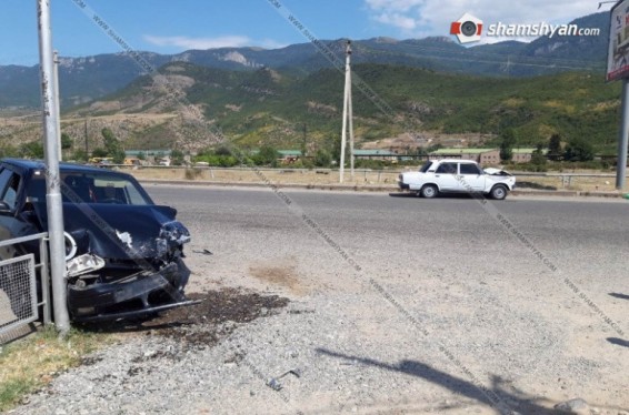 Իջևանում բախվել են ՎԱԶ-2114-ը և ՎԱԶ-2107-ը. կան տուժածներ. Shamshyan.com