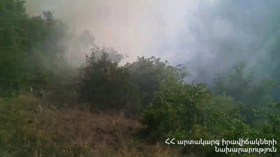 Հրդեհ՝ «Արևիկ» ազգային պարկի հատվածում