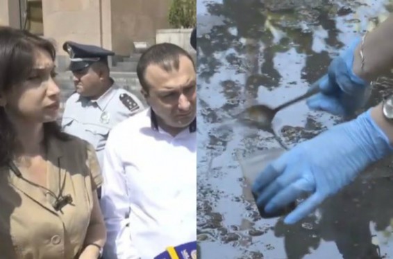 Քաղաքապետարանը՝ մեզ պարտադրված քաղաքապետի հետ, ապացուցում է, որ անմեղսունակ է և չի հետաքրքրվում բնակիչների առողջությամբ. Սոնա Աղեկյանը կոյուղաջուրը տարավ քաղաքապետարան