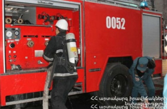 Խոշոր հրդեհ «Հին տուն» ռեստորանում. մեկնել է չորս մարտական հաշվարկ