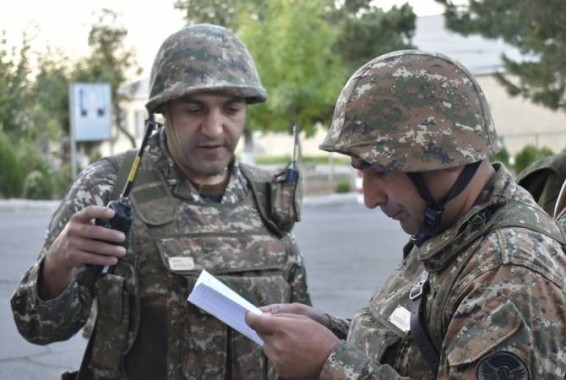 Военная техника 5-го войскового соединения заняла назначенные районы