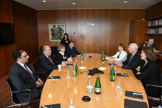 Համաշխարհային տնտեսական ֆորումի հիմնադիր Շվաբը բարձր է գնահատել նախագահ Սարգսյանի գործունեությունը
