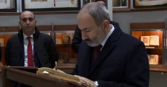 Իմ գրառումը Մխիթարյան միաբանության այցելուների մատյանում