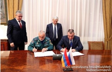 ԱԻ նախարար Ֆելիքս Ցոլակյանն ընդունել է Ռուսաստանի Դաշնության Քաղաքացիական պաշտպանության ակադեմիայի պատվիրակությանը