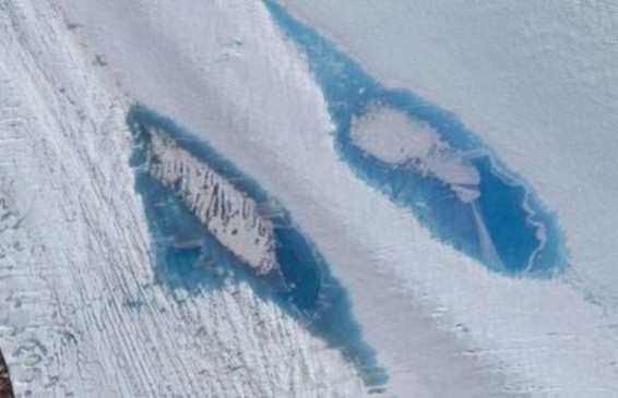 Գիտնականները մտահոգված են Անտարկտիդայում հազարավոր երկնագույն լճերի հայտնվելով