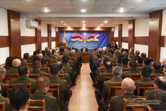 Бако Саакян принял участие в мероприятии, посвященном Дню служащего национальной безопасности