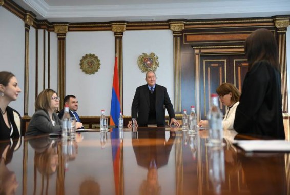 Նախագահի նստավայրում տեղի է ունեցել նորանշանակ դատավորների երդման արարողությունը