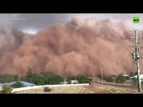 video: Песчаная буря накрыла юго-восток Австралии